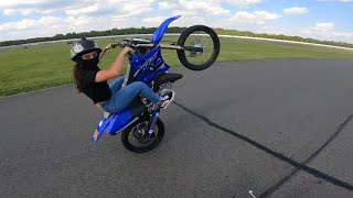 GIRL WHEEL!ES YZ125!!
