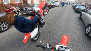 GIRL WHEELIES BRAND NEW 2021 CRF150R!!