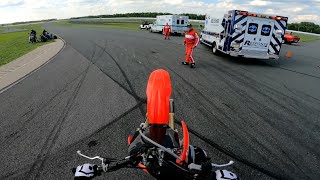 CRF150R BATTLE!! *ON THE RACE TRACK!*
