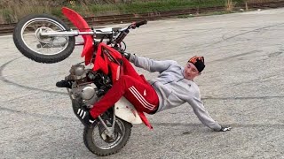 I GOT A NEW CRF70 PIT BIKE!! *COPS ALMOST TOOK...
