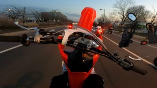 NO HAND WHEEL!ES ON 2021 CRF150RB!! *THE COPS...