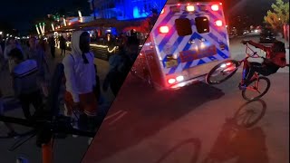 SOUTH BEACH MIAMI NIGHT RIDE!! *INSANE CLOSE...