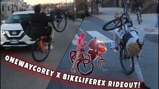 ONEWAYCOREY X BIKELIFEREX RIDEOUT! *FIRST...