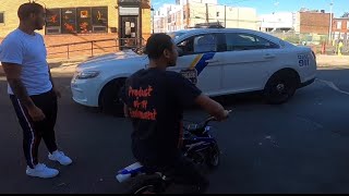 FIRST TIME RIDIN THE $300 DIRTBIKE!! *COPS...