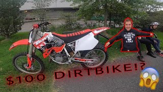 HE BOUGHT A CR125 FOR $100!!