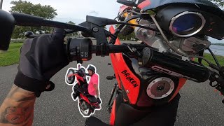 WHEELIES ON THE BROZZ 250! *IT WILL NOT START...