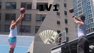 1V1 IN BASKETBALL FOR MONEY!? *LA VLOG*