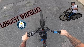 LONGEST 80CC MOTOR BIKE WHEELIE!! *GOPRO POV*