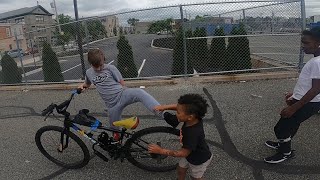 I LET THESE KIDS RIDE THE MOTOR BIKE!! *BAD IDEA*