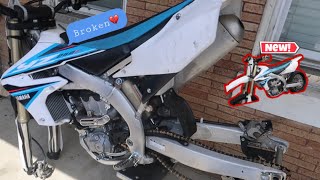 I GOT STREET TIRES ON MY 2019 YZ250F!! *IT...