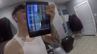 BREAKING MY NEW IPAD PRANK ON GIRLFRIEND!!!