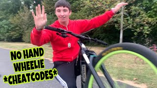 CHEAT CODES TO NO HAND WHEELIES!!