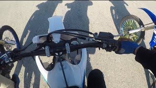 YZ125 VS YZ250F/450F RACE!! *WHO WON!?*