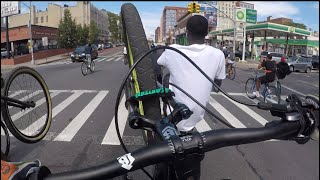 DONT DROP THAT WHEEL!! *NYC RAW FOOTAGE*