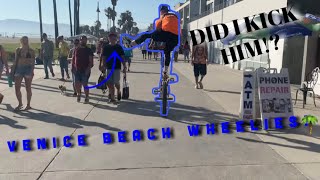 WHEELIES ON VENICE BEACH!!