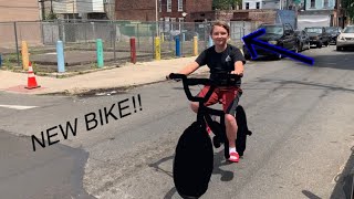 I GOT HIM A NEW BIKE!!