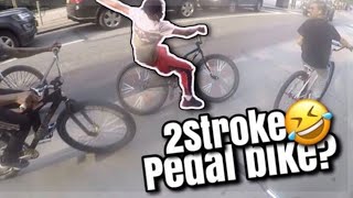 POWERBAND ON A PEDAL BIKE!? * HILARIOUS*