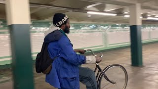 HOMELESS GUY CAN WHEELIE!?