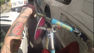 WHEELIES THROUGH RUSH HOUR TRAFFIC!!
