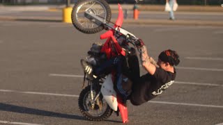 HOW TO WHEELIE CRF70!