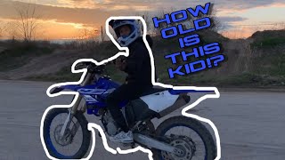 THIS KID RIDES YZ125 LIKE A PRO!!