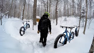 WE'RE IN DEEP! Fatbiking Vallée Bras-du-Nord