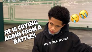 HE IS CRYING IN A BATTLE AGAIN!! *ONEWAY CYY...