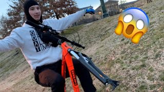 NO HANDS WITH NO FRONT WHEEL!!!