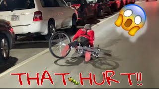 BAD BIKE FALL!!