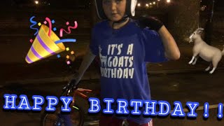 HAPPY BIRTHDAY TO THE YOUNG GOAT!!!
