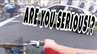 ALL THESE BIKE COPS FOR ME??!