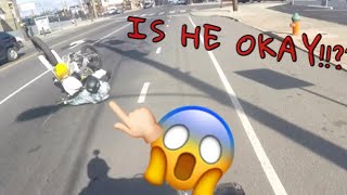 JNASTY FALLS HARD ON HIS YZ450F!! ( IS HE OKAY!??)