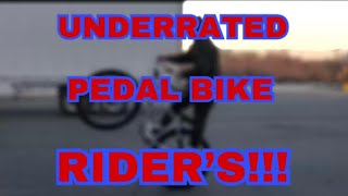 TOP 5 UNDERRATED PEDAL BIKE RIDERS!!!