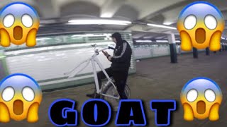 WHEELIE WITH NO HANDS & NO FRONT WHEEL!!!!...