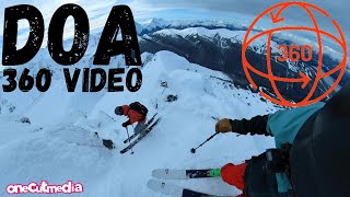 360 video Super Steep DOA on Blackcomb Peak  ...