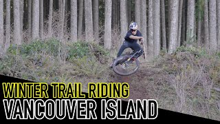 WINTER TRAIL RIDING ON VANCOUVER ISLAND | Finn...