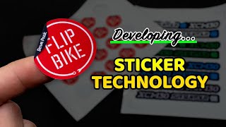 Watch a guy figure how to make decals for bike...