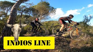 Gaudint a tope de la 'Indios line' amb en...