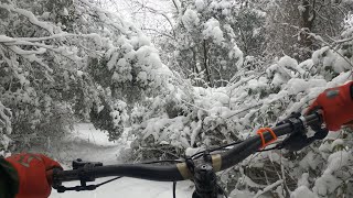 Rocacorba Snowbike!!! Pujada amb Rocacorba ben...