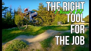 Borrowed A Dirt Jumper For The Pump Track