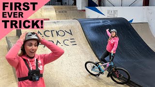 I LANDED MY FIRST EVER TRICK ON A MOUNTAIN BIKE!