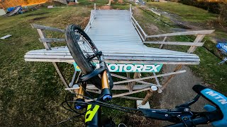 My New FREERIDE BIKE On The Slopestyle Course!