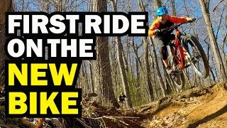 First Ride On the New Bike | Bennett Gap Pisgah NC