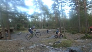 09 Aug 2021 Train of mtbers sending it -...