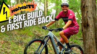 CANYON SPECTRAL ON E BIKE BUILD AND FIRST RIDE...