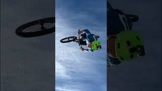 GoPro POV vs Principal POV backflip!! #shorts #mtb