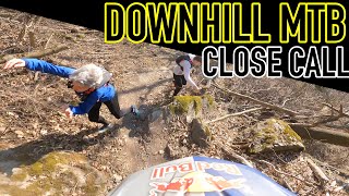 HIGH SPEED DOWNHILL CLOSE CALL IN DORENAZ |...