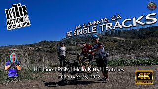 MTB Riding San Clemente Single Tracks,...