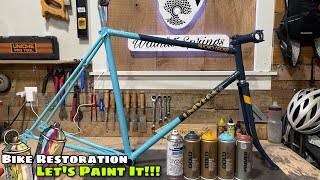 Painting a Bike With Spray Paint: Vintage Bike...