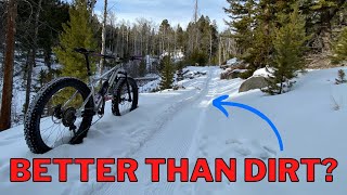 Riding Some Of The Best Groomed Trails In...